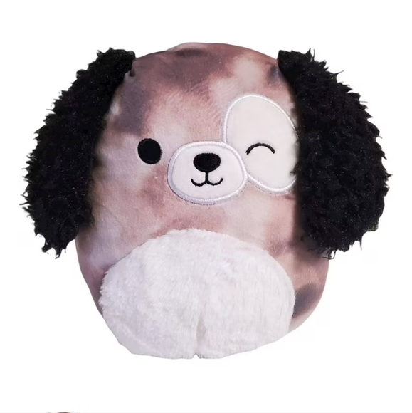 Squishmallows Dog Zerdon Squishmallow 8 Black And White Dog Plush 